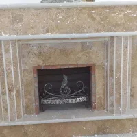 اجرای نمای سنگ رومی واجر دوقابی|خدمات پیشه و مهارت|گیان, |دیوار