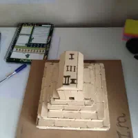 ماکت مقبره کوروش بزرگ|مجسمه، تندیس، ماکت|نورآباد, |دیوار