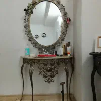 اینه شمعدان  و لوستر برنج