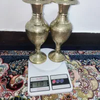 گلدان های برنج هندی طرح طاووس