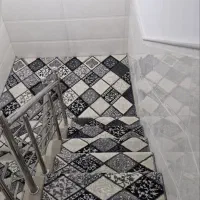 گبه لوزی طوسی مشکی فرش بزرگمهر|فرش|قم, زند آباد|دیوار