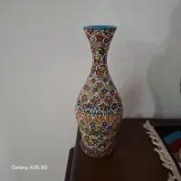 گلدان مینا کاری
