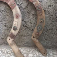 داس قدیمی دسته ها شاخ