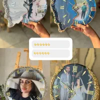 ساعت دیواری رزینی