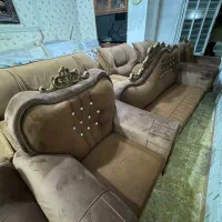 مبل قهوه ای سلطنتی|مبلمان خانگی و میز عسلی|بندرعباس, |دیوار