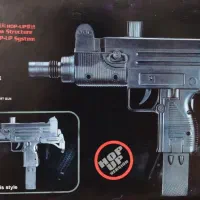 تفنگ یوزی اسباب بازی ساچمه پلاستیکی با برد زیاد