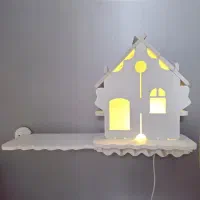 جا کلیدی و چراغ خواب و تزیین اتاق