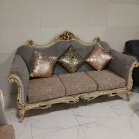 چهار دست مبل هفت نفره در حدنو|مبلمان خانگی و میز عسلی|کوهدشت, |دیوار