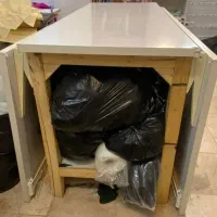 میز برش با بالهای تاشو