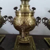 سماور زغالی 3 لیتری برنجی