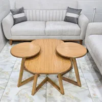 میز عسلی جلو مبلی چوبی