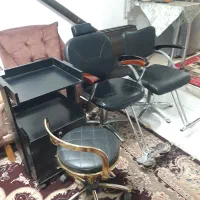 لوازم آرایشگاه صندلی اصلاح جکی ترولی تابوره آنتیک