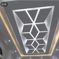 اجرای کناف تایل باکس سقف فلت پی وی سی|خدمات پیشه و مهارت|بیرجند, |دیوار