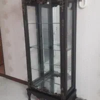 فروش فوری ویترین چوبی شیک درحد نو|بوفه، ویترین، کنسول|شهرضا, |دیوار