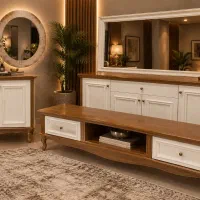 میز تی وی کنسول با آینه سفارش جهیزیه