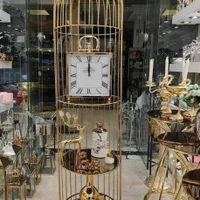 ویترین استند شلف قفسه ۳ طبقه مسوار بلند فلزی|بوفه، ویترین، کنسول|آفتاب, |دیوار