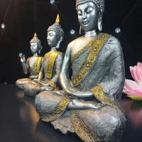 مجسمه بودا پلی استری رنگ ثابت|مجسمه، تندیس، ماکت|چهارباغ, |دیوار