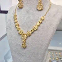 نیم ست آب طلا زنانه|جواهرات|کرج, المهدی|دیوار