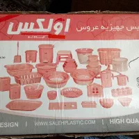 سرویس پلاستیک عروس مارک اولکس رنگ صورتی