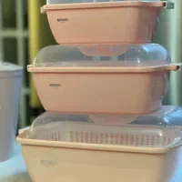 ظروف پلاستیکی و حصیری|ظروف نگهدارنده، پلاستیکی، یک‌بارمصرف|کرج, باغستان|دیوار