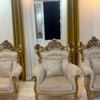 مبل سلطنتی ۹ نفره درحدنو|مبلمان خانگی و میز عسلی|رشت, شهرک قدس|دیوار