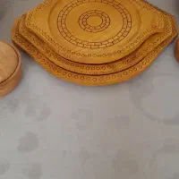 تولید کننده ظروف چوبی|ظروف سرو و پذیرایی|آران و بیدگل, |دیوار