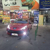 پژو ۲۰۷ مدل ۹۰ فیس لیپ خونگی رنگ خاص