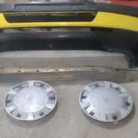 یک عدد سپر جلو تاکسی پژو و دوعدد قالپاق