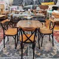 میز و صندلی غذاخوری فلزی مدل لهستانی|میز و صندلی غذاخوری|شیراز, وزیرآباد|دیوار