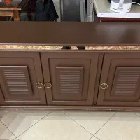 میز کنسول به همراه آینه کاملا سالم