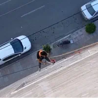 عایق و آب بند بدون نیاز به داربست(اسپایدرینگ)|خدمات پیشه و مهارت|ساری, |دیوار