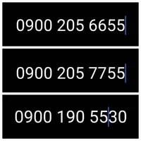 ۳ عدد سیم کارت صفر و رند ، دایمی (0900)|سیم‌کارت|تهران, تهرانسر شمالی|دیوار