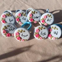 کش موی گلدوزی شده