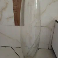 گلدان شیشه ای بامبو