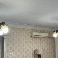 دو عدد لوسترچوبی ۴شاخ ویک عدد تک شاخ و آباژور ست|لوستر و چراغ آویز|رشت, گلسار|دیوار