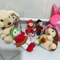 تعدادی عروسک همش ۵۰۰ پونصد تومن