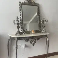 آیینه شمعدان با کنسول برنج