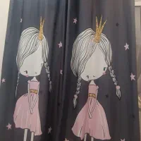 پرده پانچ همراه میله نصب