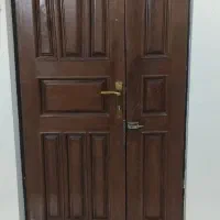 درب اپارتمان همراه چارچوب و حفاظ آهنی|مصالح و تجهیزات ساختمان|مشهد, حجاب (شهرک غرب)|دیوار