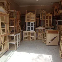 انواع قفس چوبی و جفت کن