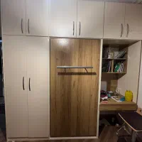 کمد به همراه تخت تاشو و میز تحریر ام دی اف