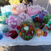 شمع گل های مخصوصا شب یلدا