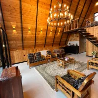 اجاره کلبه سوییسی|اجارهٔ کوتاه‌مدت ویلا و باغ|چابکسر, |دیوار