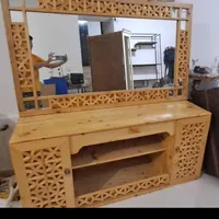 آینه کنسول سنتی گره چینی|بوفه، ویترین، کنسول|شیراز, جانبازان|دیوار