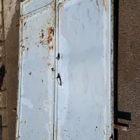 درب دولنگه ابعاد۲۴۰ در۱۷۵ ورق سنگین|مصالح و تجهیزات ساختمان|سنقر, |دیوار