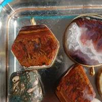 سنگ عقیق شجر و ....|جواهرات|ملکشاهی, |دیوار