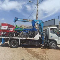 جرثقیل کفی دار جهت حمل کانکس تیرچه ماشین وغیره|خدمات حمل و نقل|یاسوج, |دیوار