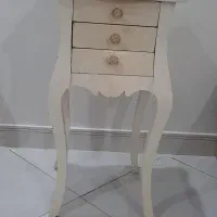 میز تلفن چوبی