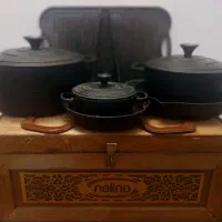 سروریس قابلمه تمام چدن نالینو|ظروف پخت‌وپز|قم, پردیسان|دیوار