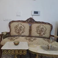 مبل سلطنتی چوب گردو|مبلمان خانگی و میز عسلی|خرمدره, |دیوار